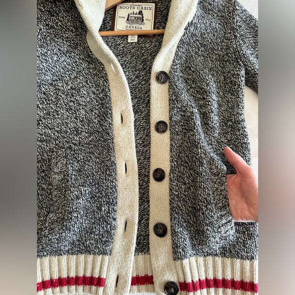 Heritage Roots Cabin Shawl Cardigan Size Small - Picture 10 of 12